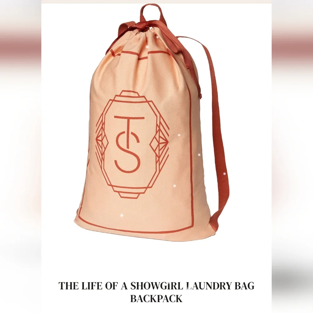 NWT Taylor Swift The Life of a Showgirl Show Girl Laundry Bag TS Monogram TLOAS
